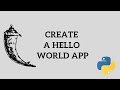 Python Flask Tutorial - Create a Hello World App | how 