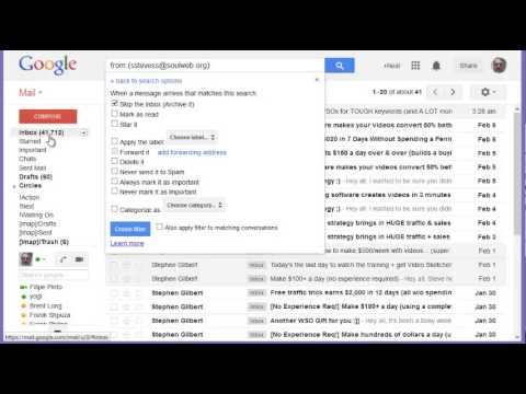 Filtering Junk Mail In Googles GMail Filtering Junk Mail In Googles GMail