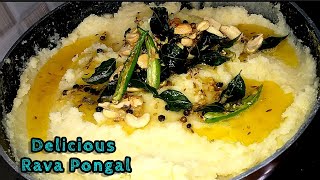 1 கப் ரவை போதும் 100% சுவையான ரவா பொங்கல் செய்யலாம்/Easy Recipes/Breakfast recipes