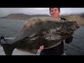 massive california halibut catch clean cook channel island fishing california