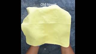TOWEL WITH CEMENT LIFE HACKS | EASY AND SIMPLE DESI JUGAAD | AMAZING IDEAS | #lifehack #shorts
