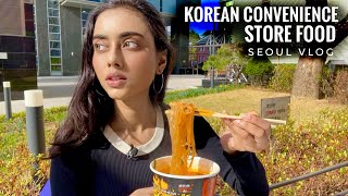 Seoul Vlog: Trying Korean Convenience Store Food | Deoksugung Palace | South Korea Trip🇰🇷