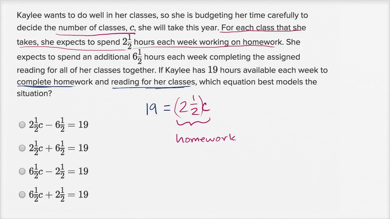 Solving Equations Word Problems Worksheet