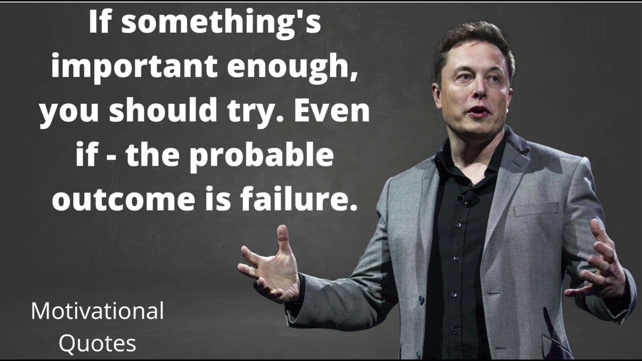 Elon Musk Education Quotes | Motivational Quotes #01 - YouTube