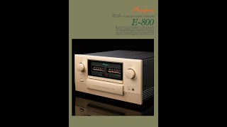 Accuphase E-800 Class-A PRECISION INTEGRATED STEREO AMPLIFIER Brochure ( English Language )