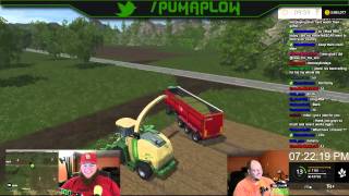 Twitch Stream: Farming Simulator 15 PC Mountain Lake 08/15/15