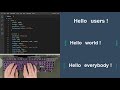 ASMR Programming - Hello World Text Animation using Html CSS - No Talking