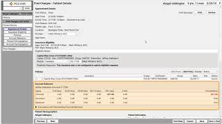 Post Charges in PCC EHR