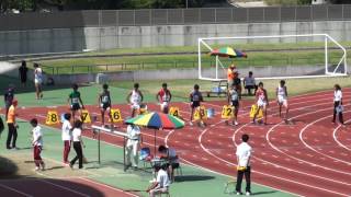 2017年 東海学生陸上 夏季大会 男子100m B決勝