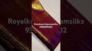 kanchipuram pure silk sarees full jacquard butta with  big border wedding collection handwoven*🎊🎊