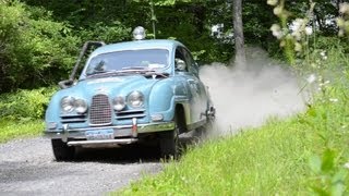 2 Stroke 1961 SAAB 96 Rally Car: Sideways at 7000 RPM in the Gravel - /DRIVE Moment