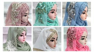 Latest Fancy Hijab Design 2023//Hijab Tutorial//Turkish Hijab