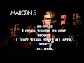 Maroon 5- Daylight lyrics(New Song 2012)