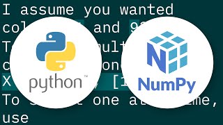 Extracting specific columns in numpy array
