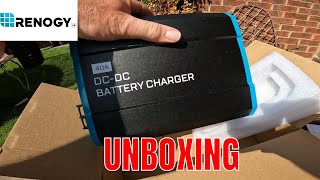 RENOGY 12V 40A DC TO DC ON-BOARD BATTERY CHARGER UNBOXING VAN LIFE