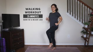 35 Minutes Walking Workout for Weight Loss｜35分鐘 走路甩脂減重｜居家健身 At Home Workout｜Fit With LaUReN