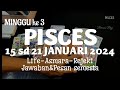 MINGGU ke 3🌷PISCES || 7 HARI KEDEPAN🍀15 sd 21 JANUARI 2024 || RAMALAN ZODIAK#7hari#ramalanzodiak