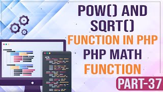 PHP Tutorial - pow() and sqrt() function in PHP | PHP Math Function