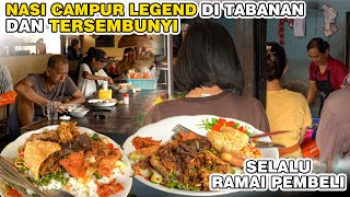 NASI CAMPUR BALI LEGEND DAN TERSEMBUNYI DI TABANAN ‼️ 12K PORSI BESAR 😍 MEK CONG