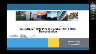A Demonstration of the MODAQ, Marine Energy Data Pipeline, and MHKiT Workflow