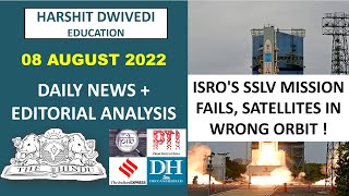 8th August 2022- The Hindu Editorial Analysis+Daily Current Affairs/News Analysis by Harshit Dwivedi