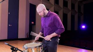 TMEA 2022-2023 Snare Etude, Dr. Brad Meyer (performer)