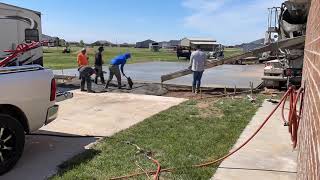 Pouring Concrete Pad For 40 x 50 Shop