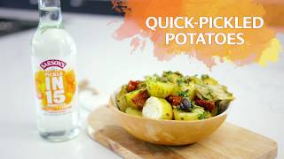 Quick-Pickled Potato Antipasto with Artichokes, Sun-Dried Tomatoes and Olives Recipe - Sarson's