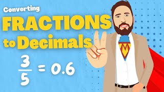 How to Convert Fraction To Decimal Number | The Maths Guy
