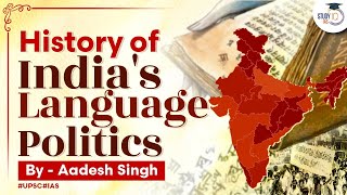 Debates over official language | History of Linguistic controversies | Post Independence | UPSC