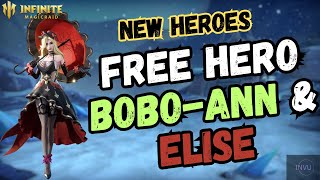 Infinite Magicraid (IMR): NEW HEROES | Bobo Ann (FREE) and Elise