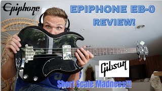 Epiphone EB-0 Bass Guitar Review!