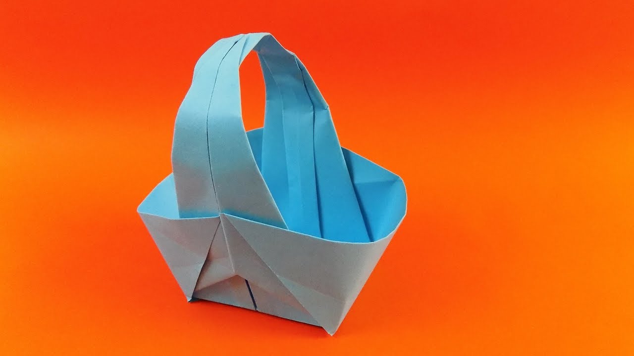 How To Make Origami Basket - YouTube