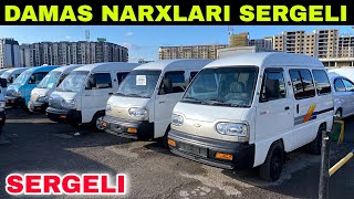 18 DEKABR DAMAS NARXLARI 2024. SERGELI MASHINA BOZORI NARXLARI 2024