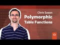 Polymorphic Table Functions in PL/SQL