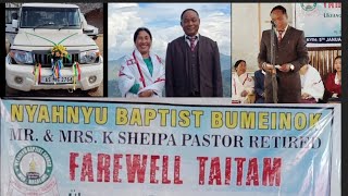 K sheipa Pastor Retired Farewell Programme  05/01/2025