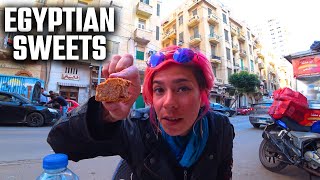 Egyptian sweets in Alexandria | Egypt Vlog 218 | حلويات اسكندرية