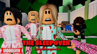 THE SLEEPOVER...!!! || A Brookhaven Horror Mini Movie (VOICED) || CoxoSparkle