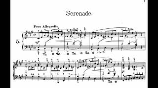 Miniaturen, Op. 172, No. 5:  Serenade by Cornelius Gurlitt ---Sheet Music Score