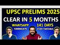 upsc 2025 strategy upsc test series 2025 last 100 days upsc strategy vysh ias last 90 days