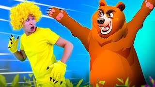 Bear Hunt \u0026 Dino Hunt | Nursery Rhymes + Kids Songs