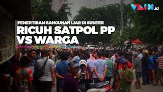 Ricuh Penggusuran di Sunter, Warga Kecewa Janji Anies