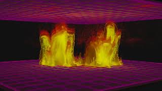 FLIP Fluids Viscosity Test with Variable Gravity 1
