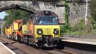 Colas Rail Class 70 No. 70802 through OldField Park