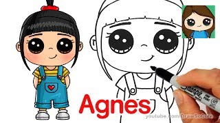 How to Draw Agnes easy | Despicable Me