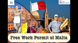 | Free work permit #Malta | #StudyVisa Malta | Sure Solution | How to get work permit in Malta