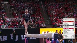 Avery Neff 9.925 Beam Utah vs Iowa State 1-17-25