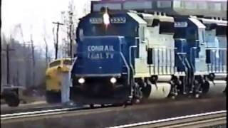 Conrail in the 1990's Vol 18 .. The last winter before CSX