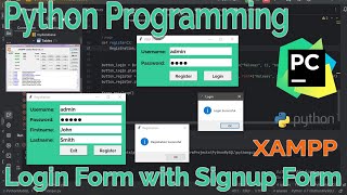 Python with MySQL Database -Create Python GUI - Login Form #python #coding #java #intellij #database