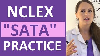 NCLEX Select All That Apply Practice SATA Question | Weekly NCLEX Series | #NCLEX